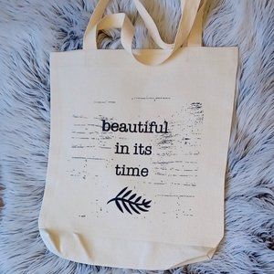 New Canva Tote Bag Beautiful in its Time